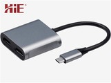 USB-C - Duo-HDMI adapter